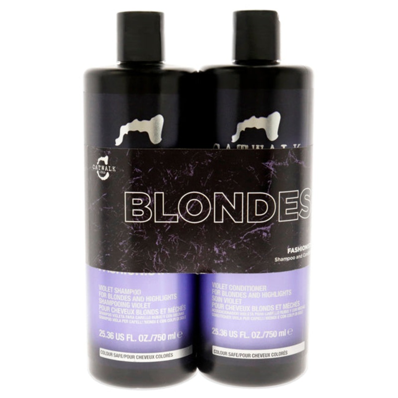 Tigi Catwalk Fashionista Kit by TIGI for Unisex - 2 Pc Kit 25.36 oz Shampoo, 25.00 oz Conditioner