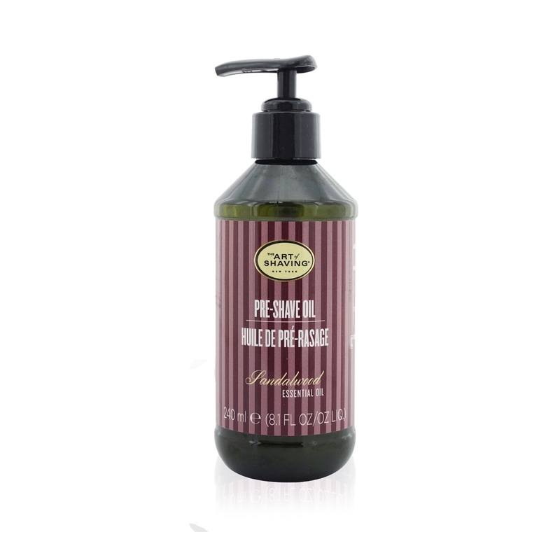 The Art Of Shaving Pre Shave Oil - Sandalwood Essential Oil (With Pump) (Unboxed)  240ml/8.1oz