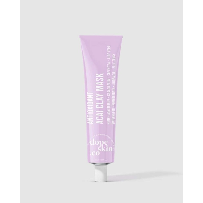 Dope Skin Co Antioxidant Acai Clay Mask 70ml