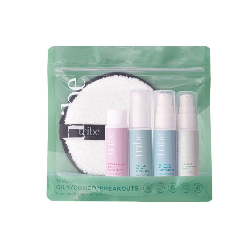Tribe Skincare Travel Kit - Oily, Combination, Breakouts