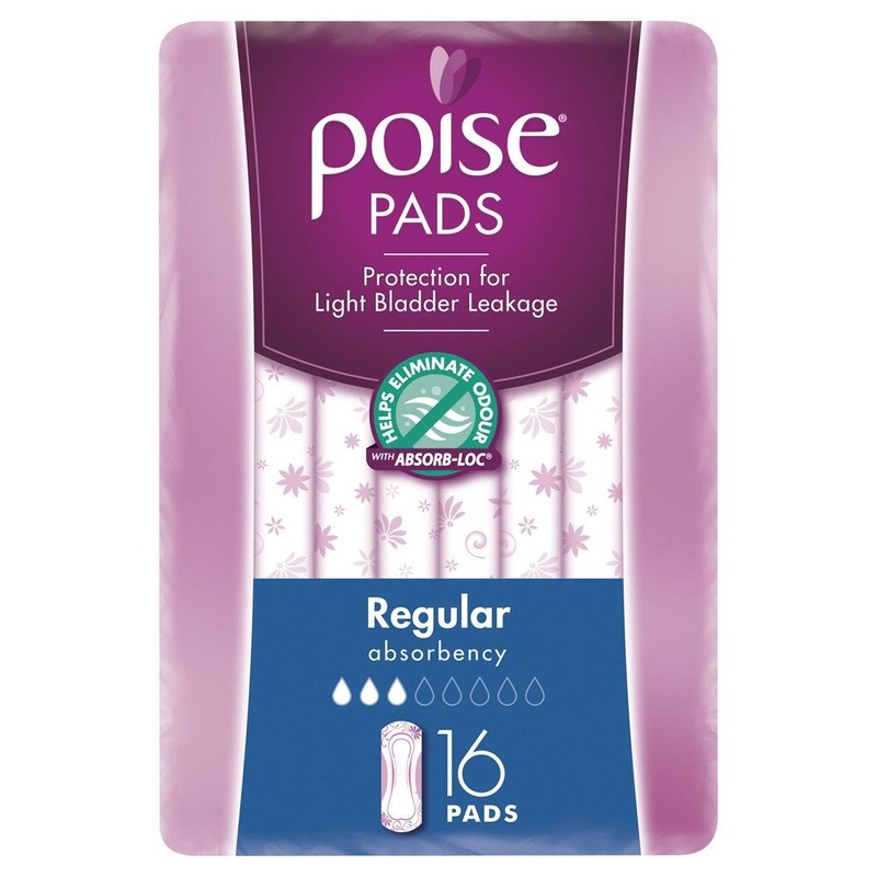 Poise Pad Regular 16
