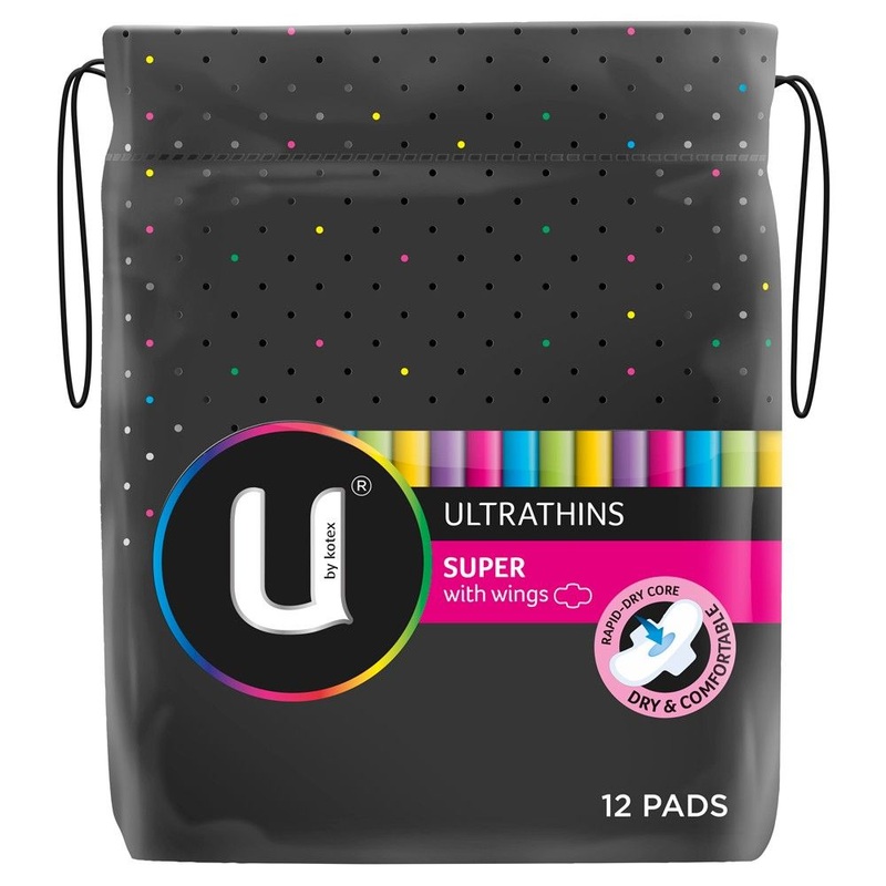 U By Kotex Ultra Thin Super Wing 12