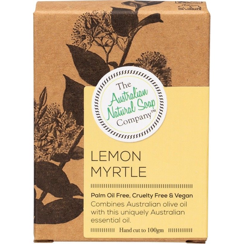 The Australian Natural Soap Co Soap Bar Lemon Myrtle 100g
