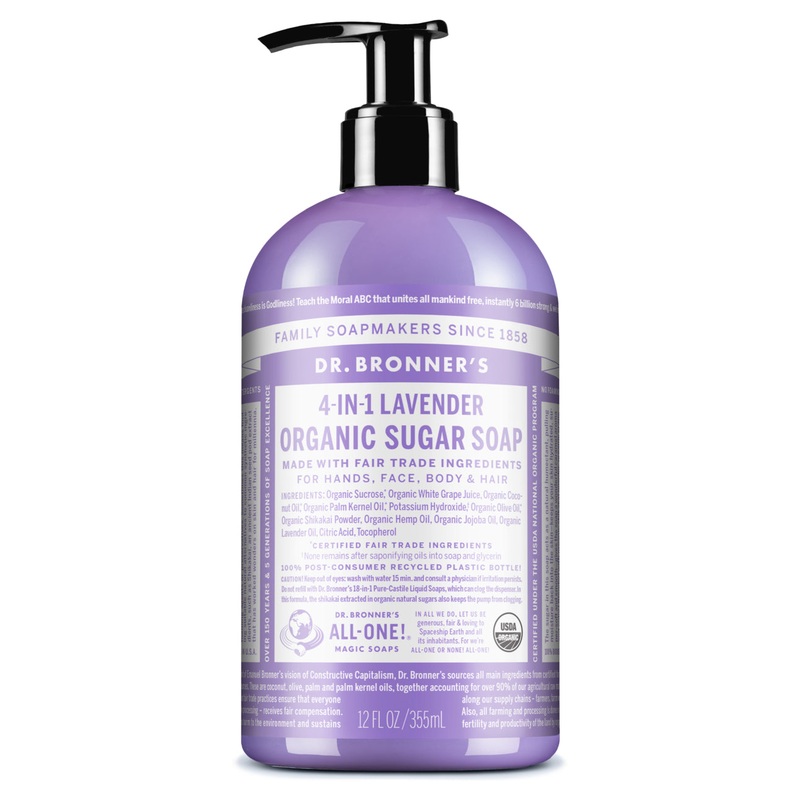 Dr. Bronner's Organic Pump Soap 355ml -Lavender