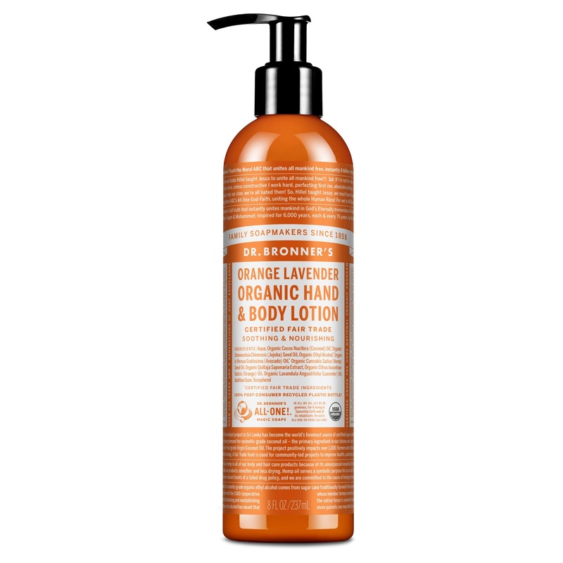 Dr. Bronner's Organic Hand & Body Lotion 237ml - Orange Lavender