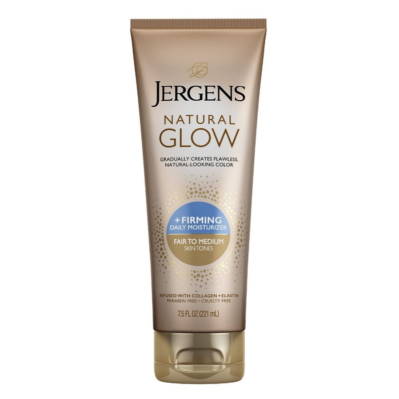 Jergens Natural Glow Skin Firming Moisturiser 221ml Fair To Medium