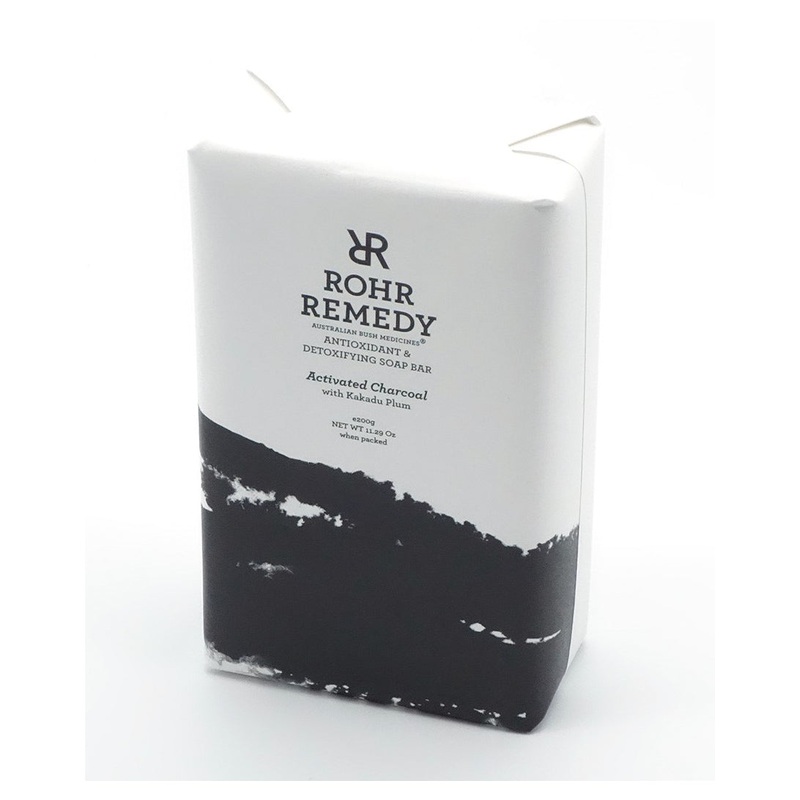 Rohr Remedy Soap 200g - Activated Charcoal With Kakadu Plum