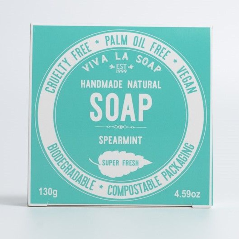 Viva La Body Super Fresh Spearmint Soap 130g Bar