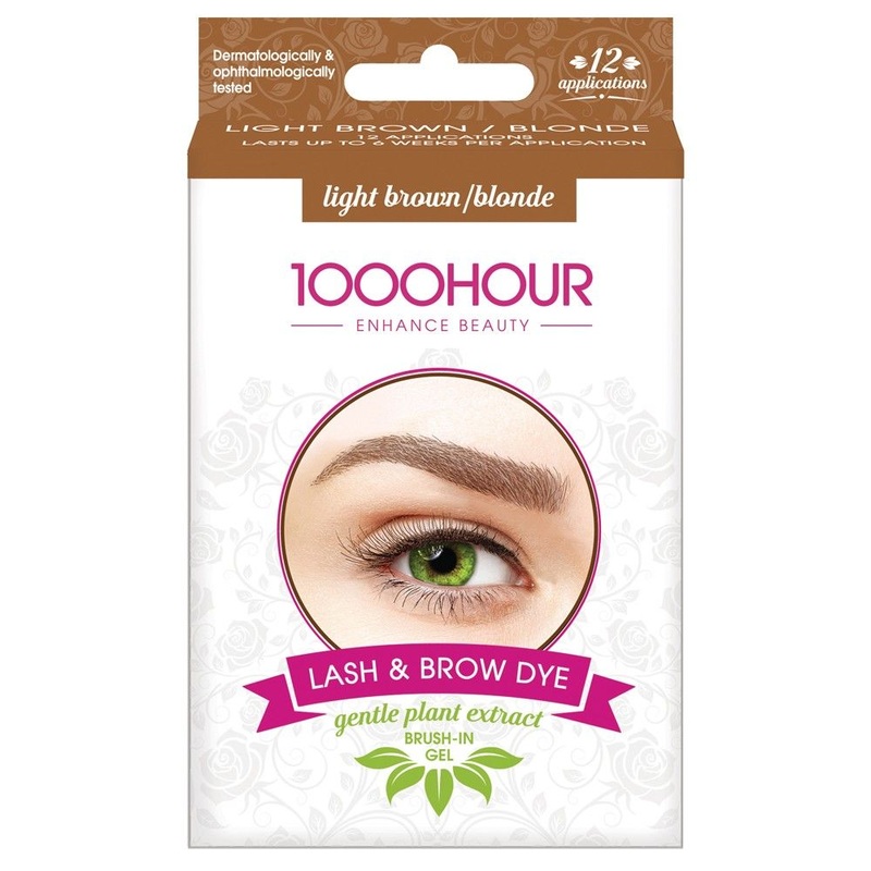 1000HOUR Plant Based Lash & Brow Dye Kit - Light Brown