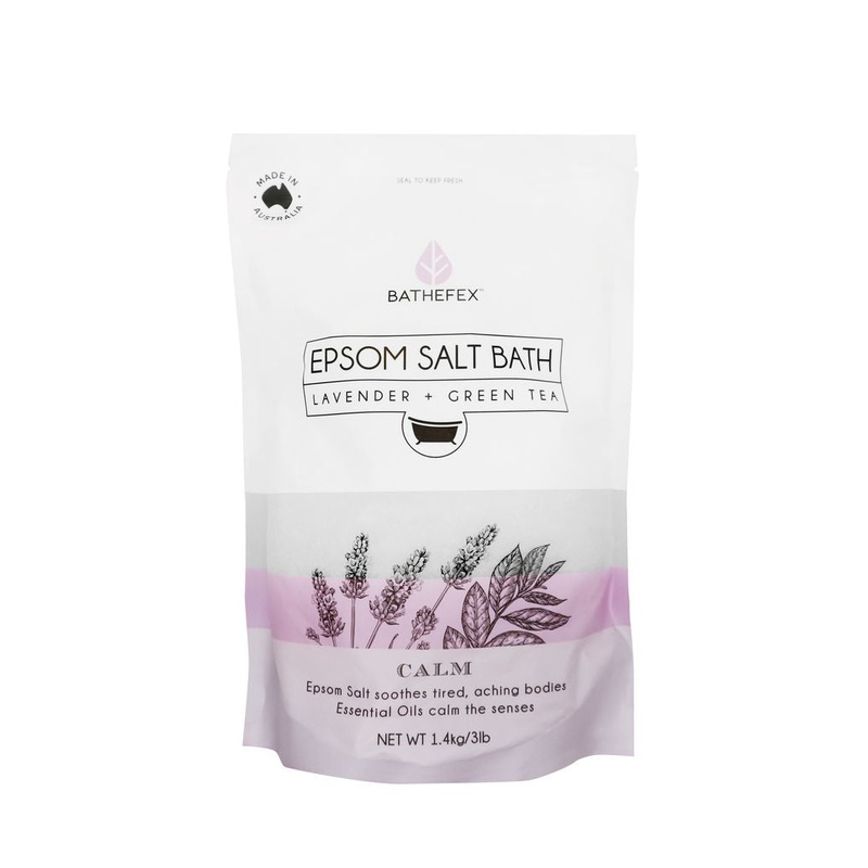 Bathefex Epsom Salts Bath 1.4 kg - Lavender + Green Tea