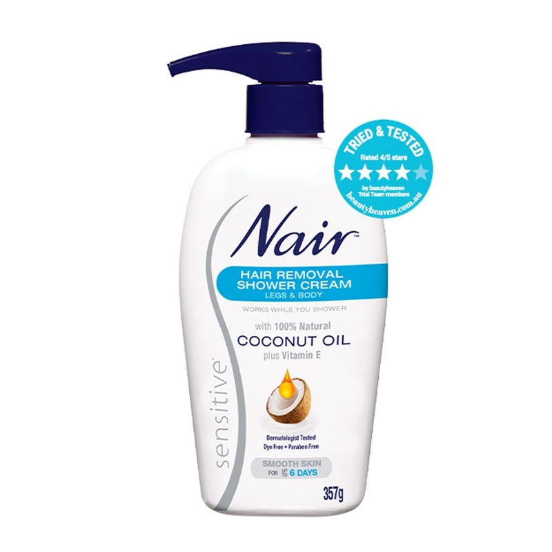 Nair Sensitive Hair Removal Shower Cream 357g