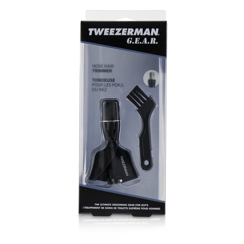 Tweezerman Nose Hair Trimmer With Brush  2pcs