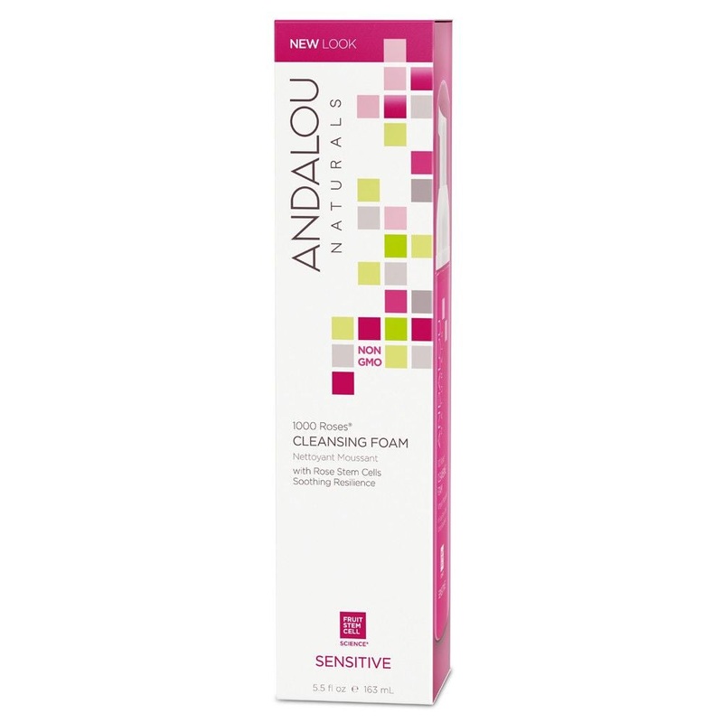 Andalou Naturals 1000 Roses Sensitive Cleansing Foam 163ml