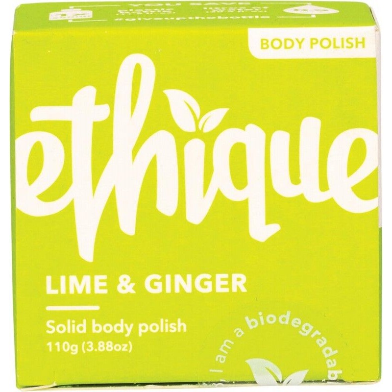 Ethique Solid Body Polish Bar 110g - Lime & Ginger