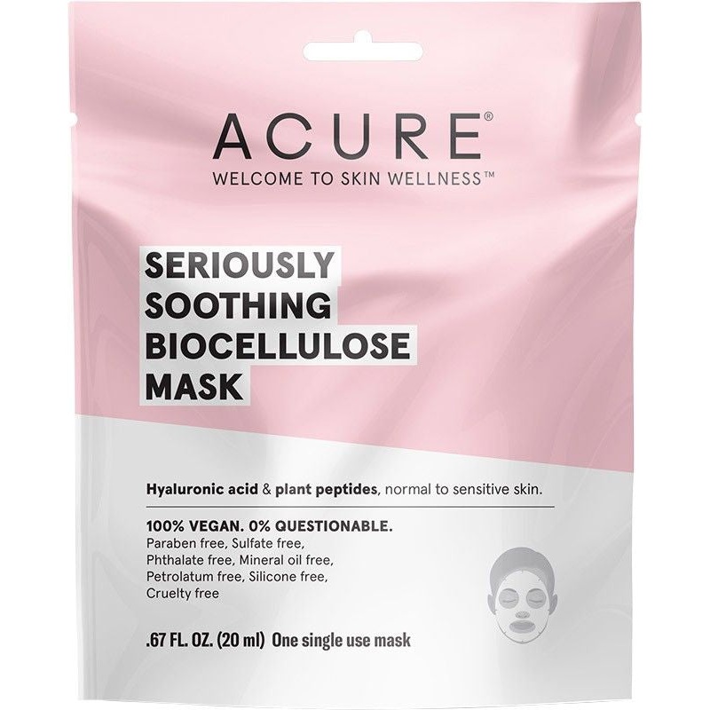 ACURE Seriously Soothing Biocellulose Mask 20ml