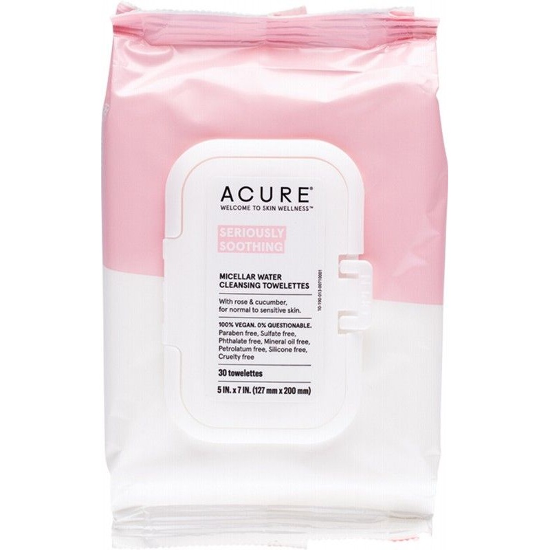 ACURE Seriously Soothing Micellar Water Towelettes X30
