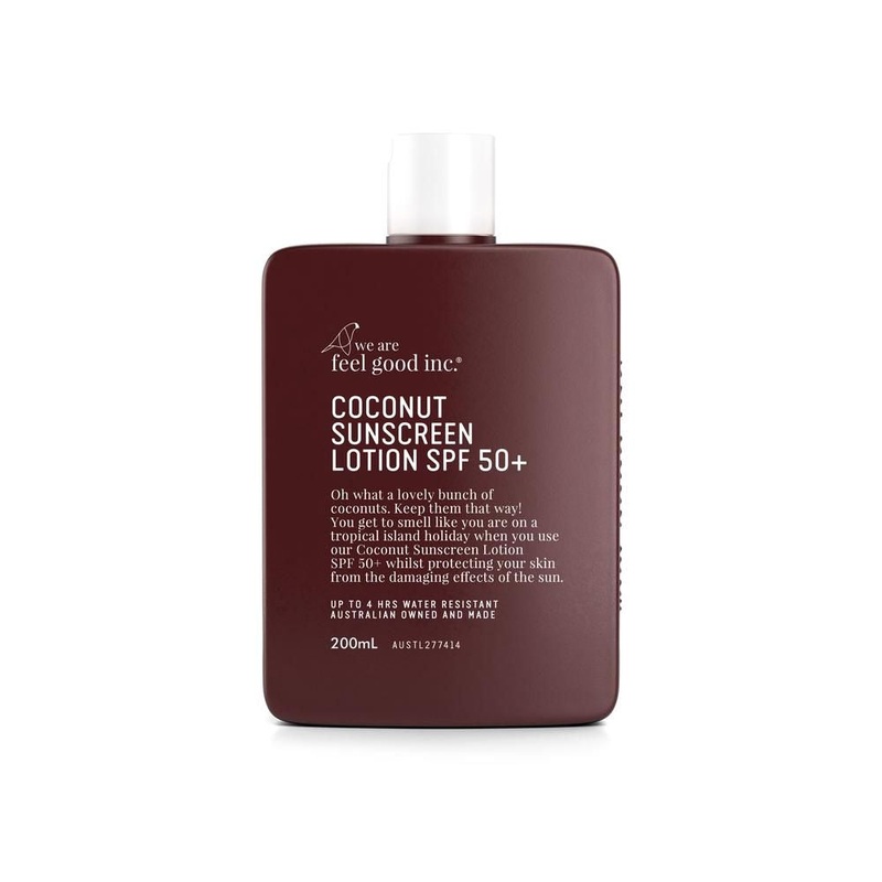 We Are Feel Good Inc. Sunscreen Lotion SPF50+ 200ml - Coconut