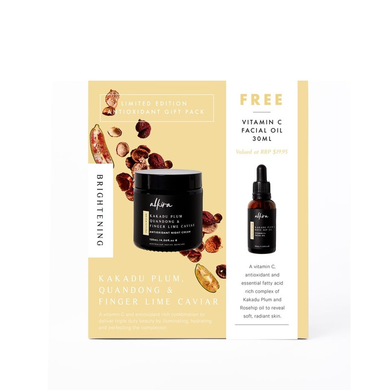 Alkira Antioxidant Night Cream with Free Vitamin C Facial Oil 30ml