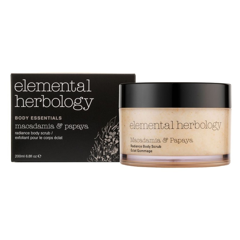 Elemental Herbology Macadamia & Papaya Body Scrub 200ml