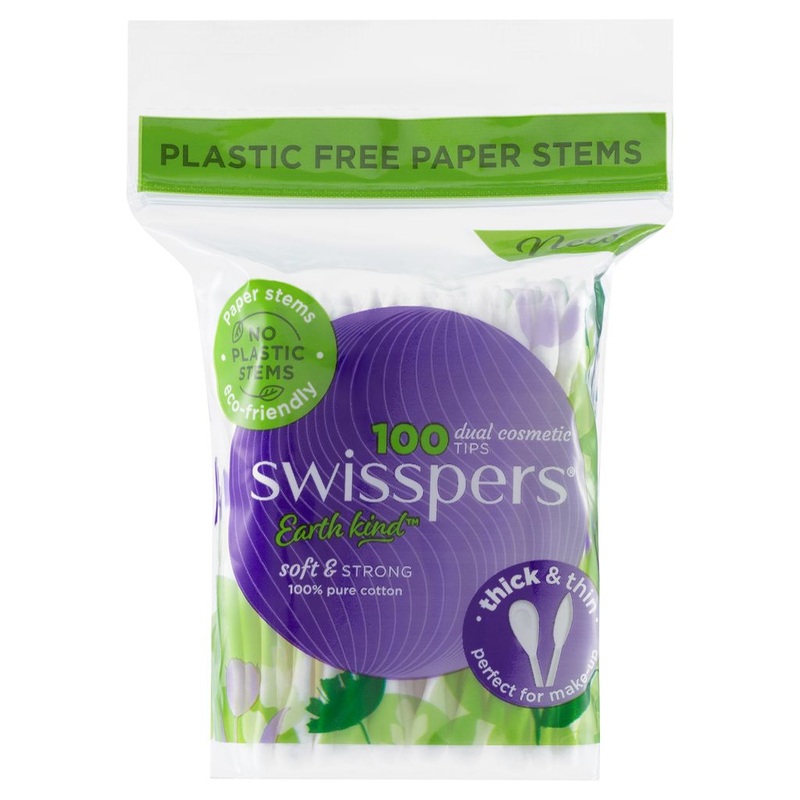 Swisspers Dual Cosmetic Tips Paper Stems 100 Pack
