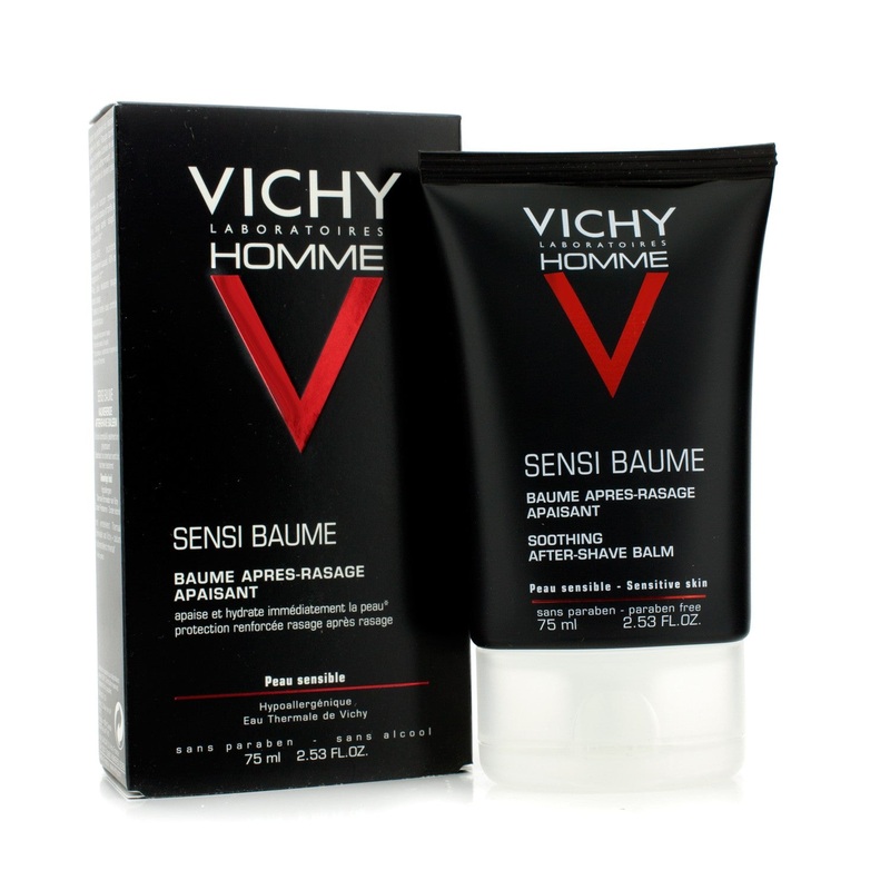 Vichy Homme Soothing After-Shave Balm (For Sensitive Skin)  75ml/2.53oz