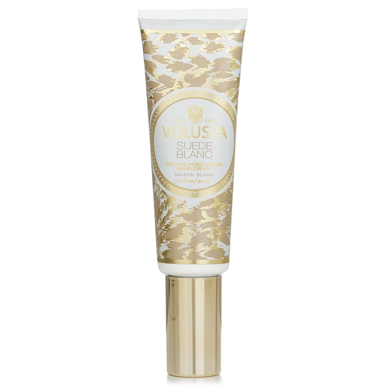 Voluspa Suede Blanc Hand Cream - Buttery Sueded Leather, Amber and Cedar  50ml/1.7oz