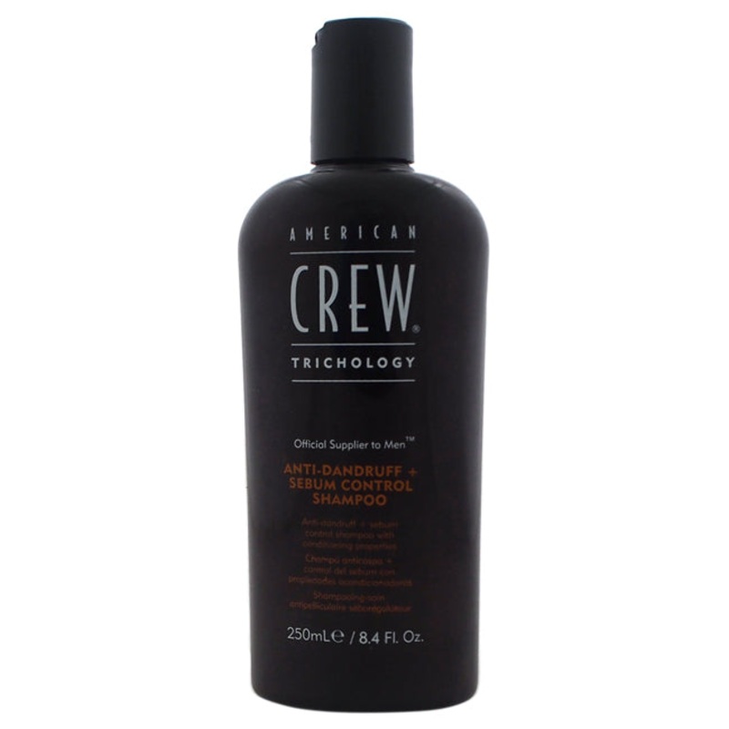 American Crew Anti-Dandruff Sebum Control Shampoo by American Crew for Men - 8.4 oz Shampoo