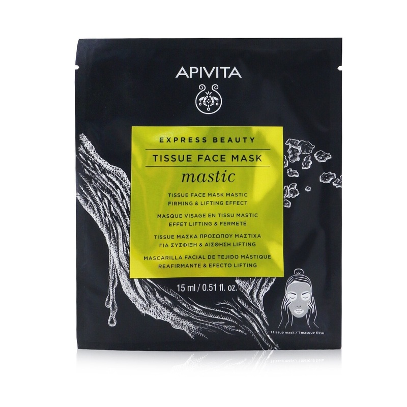 Apivita Express Beauty Tissue Face Mask with Mastic (Firming & Lifting) (Exp. Date 12/2022)  6x15ml/0.51oz