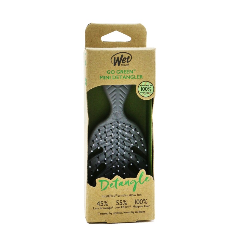 Wet Brush Go Green Mini Detangler - # Grey  1pc