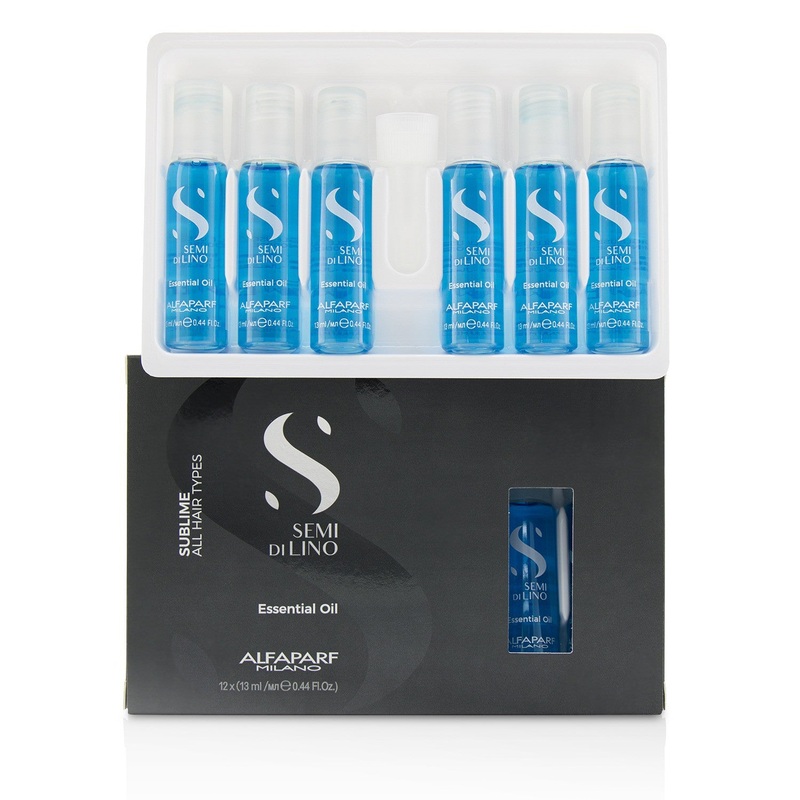 AlfaParf Semi Di Lino Sublime Essential Oil (All Hair Types) (Unboxed)  12x13ml/0.44oz