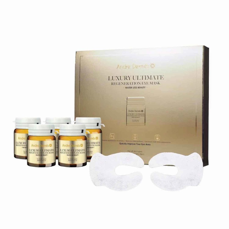 Andre Dermes Andre Dermes - LUXURY ULTIMATE REGENERATION EYE MASK (Edema Of The Eyes, Dark Circles, Antioxidant, Reduce Fine Lines, Anit-Wrinkle) (E6ml Pc*5Pcs One Box) AD004  Fixed Size