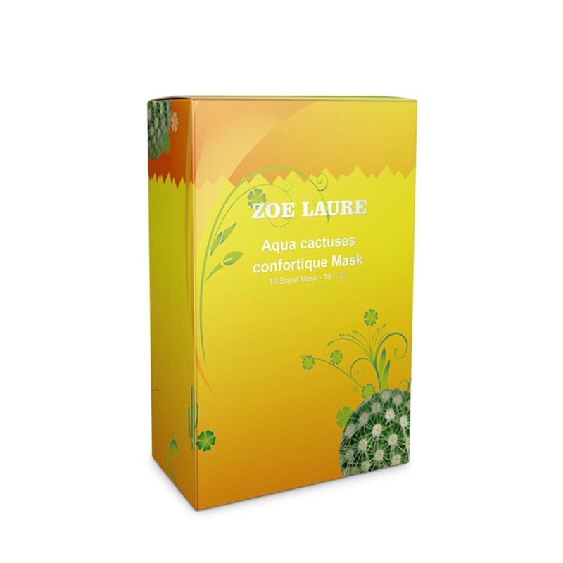 ZOE LAURE Aqua cactuses confortique Mask - 10 sheet mask  Fixed Size