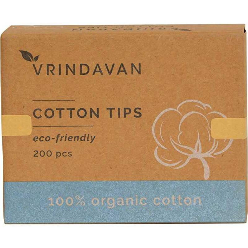 Vrindavan Organic Cotton Tips 200pcs