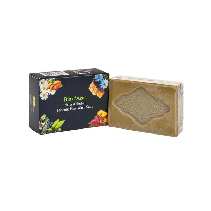 Bio d'Azur Natural Herbal with Propolis Hair Wash Soap  Fixed Size