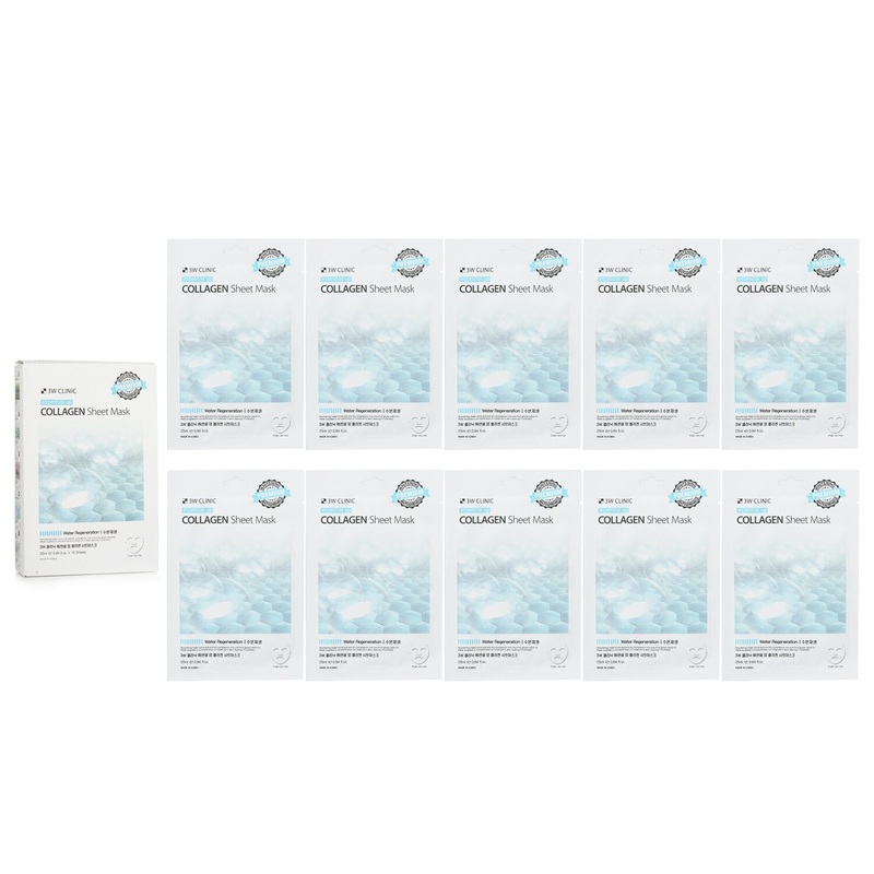 3W Clinic Mask Sheet - Essential Up Collagen  10pcs x 25ml